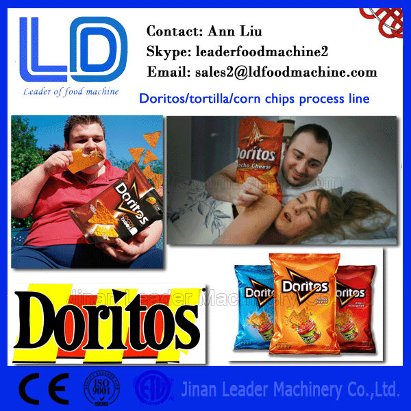 Doritos のトーティーヤのコーン チップ プロセス line04.jpg