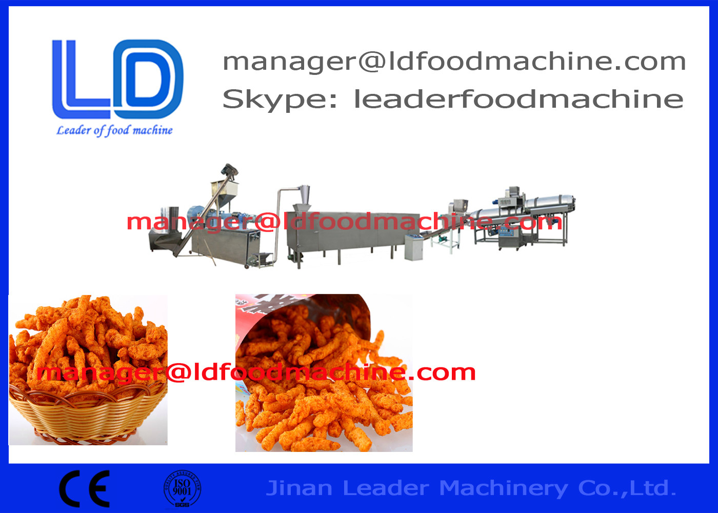 Kurkure Cheetos Niknak 機械/自動食品加工装置